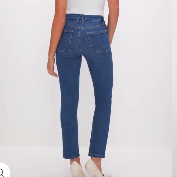 Good American Good Legs Straight Jeans Size 8 - Picture 8 of 10